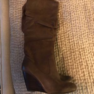 Jessica Simpson wedge knee high boots